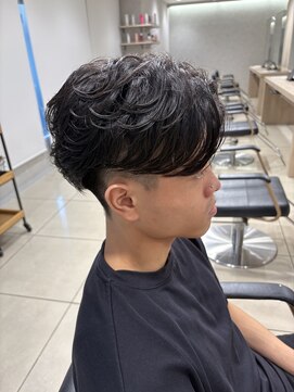 アッシュ 高幡不動店(Ash) 【Ash高幡不動店×田中】メンズ　フェザーパーマ