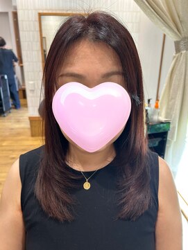 ヘアー シェイプ(HAIR SHAPE) 3回目の美髪改善カラーエステです♪