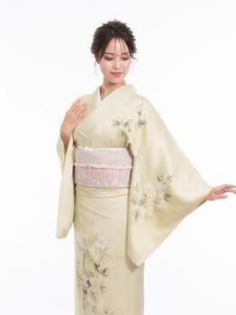 女性専用ヘアセットサロン バロック(BAROQUE)の写真/【訪問着着付け+ヘアセット￥5100～】ヘアも着付けも、BAROQUEにおまかせ♪嬉しい着物レンタルもあります◎