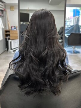 フィーネ 横浜(Fi -Ne) 韓国レイヤープルエクステ/プラチナグレージュ/髪質改善/横浜