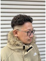 ライズトーキョー 土浦店(RISE TOKYO) 【漢らしいハードパーマ】オールバックリバースパーマ!