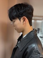 ルク(LUC)&nbsp;シースルーマッシュ 曲がる縮毛矯正 ダウンパーマ メンズパーマ