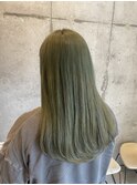 透明感オリーブグリーン