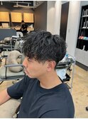 【センターパートマッシュ】抜け感×色気を纏う上品メンズカット
