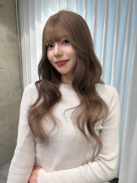 リリー(Lilley) 【稲永麻衣】コリエク+羽エクステ+ブリーチ+ロングヘア+韓国ヘア