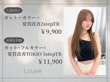 ローウェ 京都四条河原町(Louwe)の雰囲気（柔らかい質感のカットカラーTRクーポン[前髪縮毛矯正/髪質改善]）