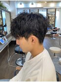 ショートマッシュパーマ
