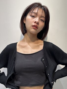 メゾンマイル 恵比寿(maison mile) オリーブグレージュ/透明感カラー/レイヤーカット/恵比寿駅