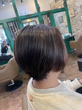 ヘアーラウンジ アンフィ 井土ヶ谷(Hair Lounge Anphi) ハイライトショート
