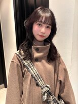 シータ(sheta)&nbsp;【表参道sheta/riria】ラベンダーグレーミディアムレイヤー