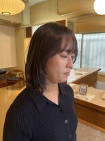 ベイコレクト(BAY COLLECT) ミディアムレイヤー/レイヤー/暗髪/顔周りカット