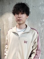 オルカ(ORCA)&nbsp;シャドウパーマ　波巻きスパイラル　韓国　メンズ　南川聖華