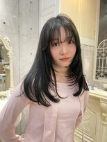アンドケー 那覇おもろまち店(and K)&nbsp;ハッシュカット/黒髪ロング/韓国レイヤー