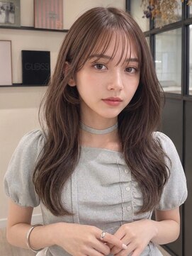 ユーフォリア 青山(Euphoria) 大人可愛い大人美人くすみカラーアッシュグレーベージュ