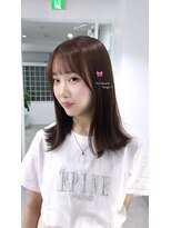 グローバルネオ(GLOBAL NEO)&nbsp;ベージュカラー×顔まわりカット