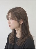 ☆大人可愛いナチュラルミディアム×顔まわりレイヤー　20代30代