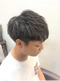ラフな刈り上げ アシメマッシュ♪