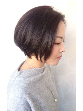 ヒップスデコ(Hip's deco) 前下がりショートボブ◆大宮ヒップス◆