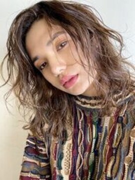 ガレージ バイ グリーン 原宿 表参道(Garage by green) 【loki】ドライ質感ウェーブ