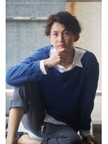 メンズサロンドットリアン(dot. lien)&nbsp;【men’s salon dot. Tokyo】ゆるウェーブかきあげバング