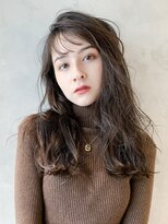 アイティー バイ アルバム 中野店(IT by ALBUM)&nbsp;フェミニンウェーブ_エアリーミディホワイトアッシュ_78080