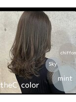 ザ シー 橋本(The C)&nbsp;大人かわいいレイヤーカット・赤み消しカラー　TheC橋本店