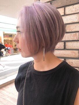 クレア 下北沢(CREA) ラベンダーアッシュ×ショートほ