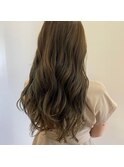 20代30代40代ブリーチなしオリーブグレージュくびれミディ