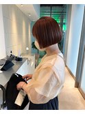 ミニボブ/暖色系カラー