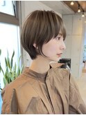 クビレショート/前髪あり/20代/30代/40代/ショートカット