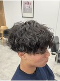 波巻きパーマツイストスパイラルパーマメンズ万代新潟駅