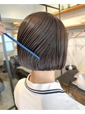 透明感カラー × ボブヘアー