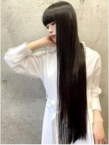 縮毛矯正で作る美髪ストレート　新宿/髪質改善/前髪カットULTOWA