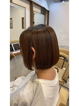 ミルク(MILK) ＊mini bob × straight perm＊
