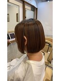 *mini bob × straight perm*