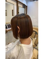 ミルク(MILK) ＊mini bob × straight perm＊