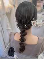 編みおろしアレンジ