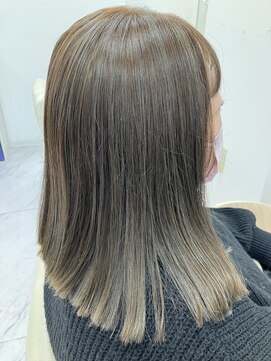 ヘアポジション 大曲飯田店(HAIR Position) ハイライト×アッシュグレー