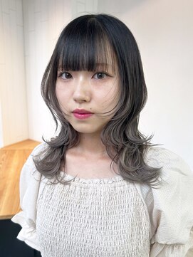 アルバム 池袋(ALBUM) グレーベージュグレージュカラーフレンチカジュアル_ba484172