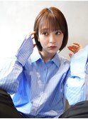 くびれボブ/切りっぱなし/結べるボブ