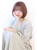面長さんにおすすめひし形ボブ