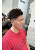 ツイストパーマスキンフェード