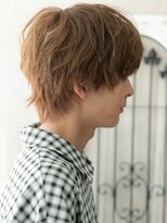 モッズヘア メン 新所沢店(mod's hair men)&nbsp;明るめカラー&ウザバングで目力UP玉ねぎヘアーb新所沢