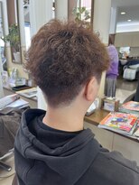 コアフィールフィス(COIFFURE fils)&nbsp;《見附　今町》メンズ　強めパーマ　明るめカラー