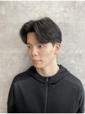 20代30代40代◎似合わせカットメンズ毛流れ黒髪フェザーパーマ