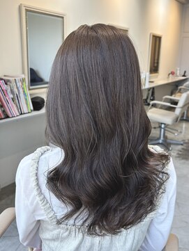 エフィールリアモ(afeel riamo) 大人気の透明感あふれる透け感カラー！グレージュヘア！