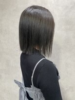 ルノン フィージュ(LUNON fieju)&nbsp;イメチェンヘアスタイルホワイトブロンド外ハネボブ美髪のススメ