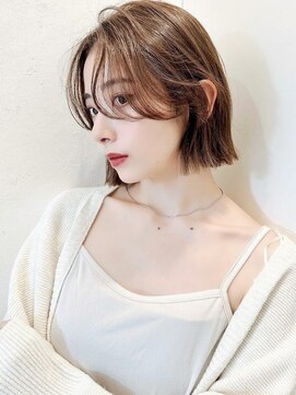 ロンド エメ 柏(Lond aimer) 柏で１番綺麗な髪質改善くびれヘアショートボブハイライトカラー