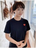 エッジーショートボブ、髪質改善、ヘッドスパ