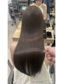 やわらか質感の髪質改善カラー